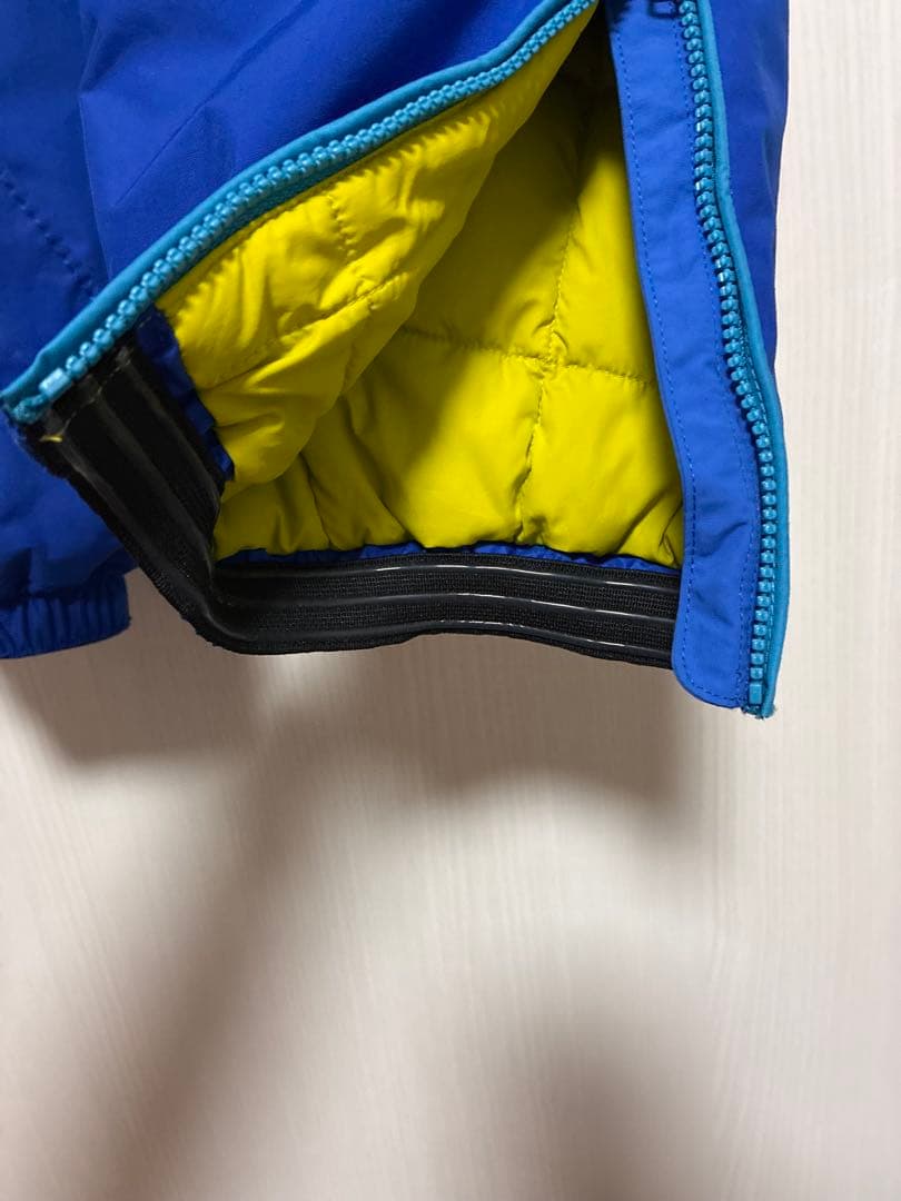 【極美品】モンベル　キッズ　子供　パウダーカバーオール　110センチ　つなぎ