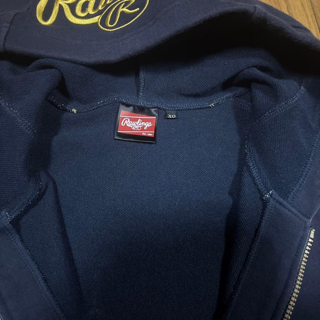ローリングス／メンズスウェットジャージセット紺黒／XO