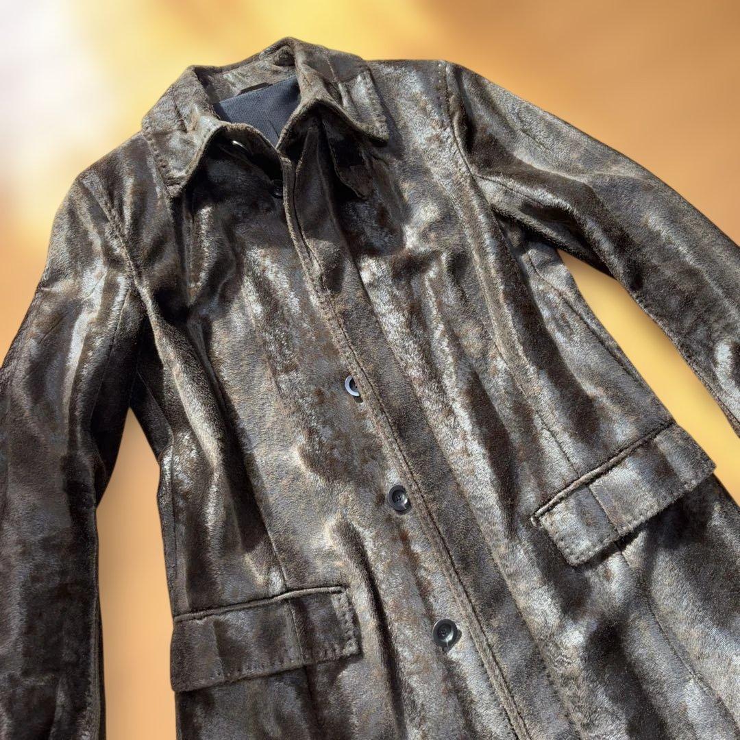 UDO EDLING ウド・エドリング♦︎フェイクファーロングコートイタリア製