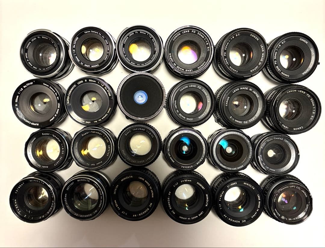 【まとめ売り②】Canon、PENTAXなどオールドレンズレンズ24点