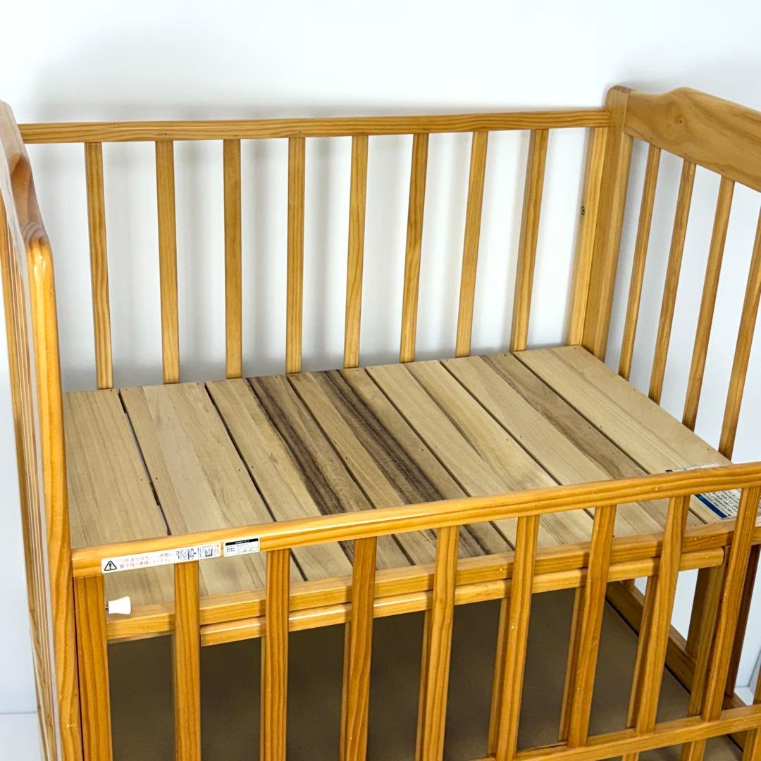 【美品】カトージ ハイシート ミニベビーベッド （内寸：60×90cm）