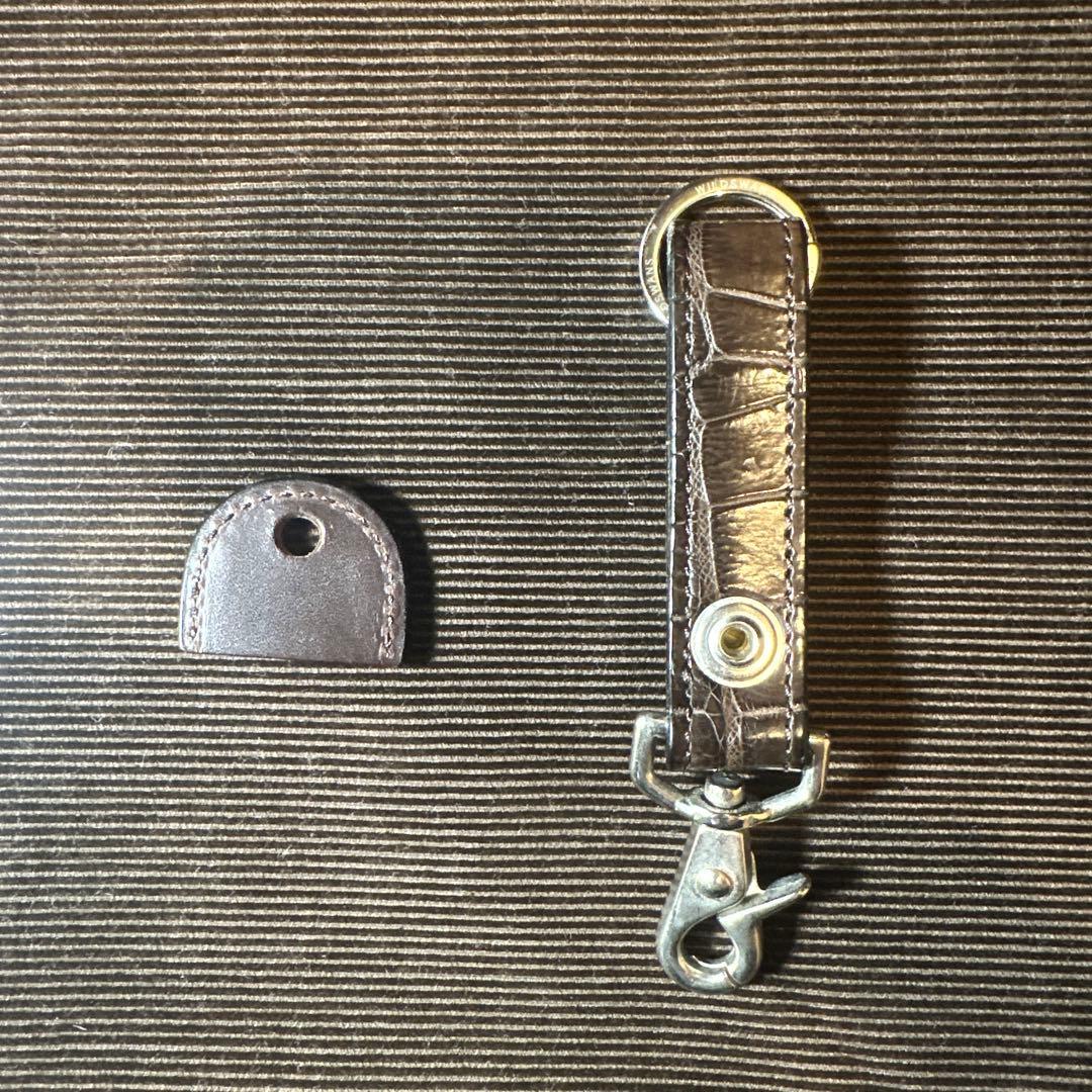 【美品】ワイルドスワンズ ブランチ キーホルダー クロコダイル×サドルプルアップ