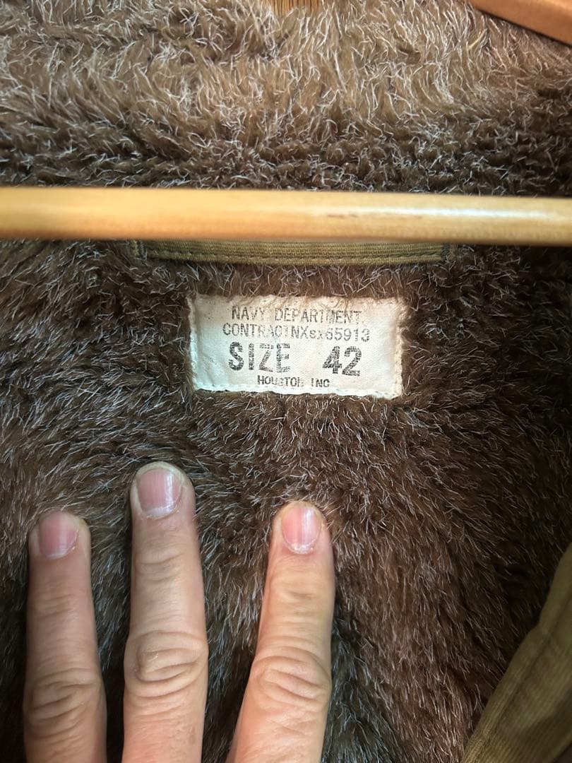 U.S. NAVY N1デッキジャケット　ヒューストン