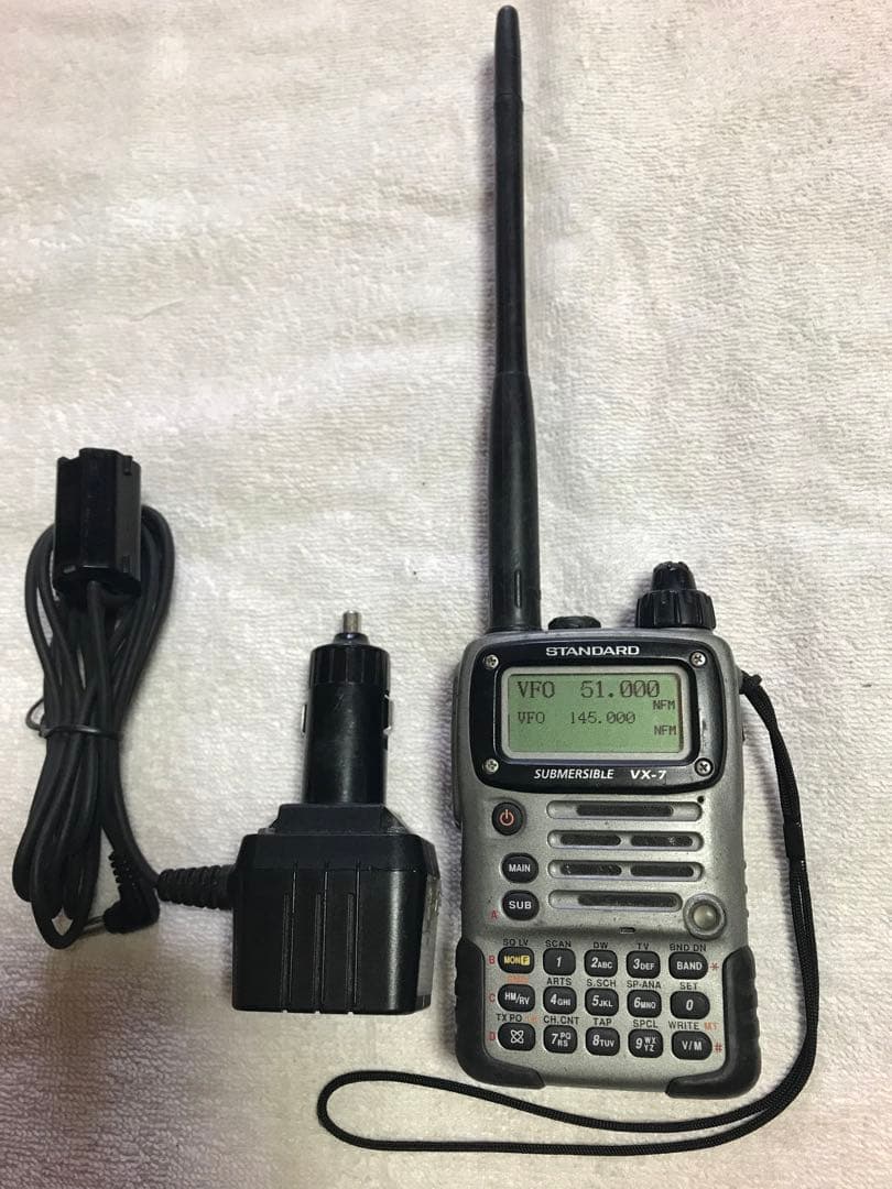 VX-7 50/144/430MHz（受信504KHzー998MHz）