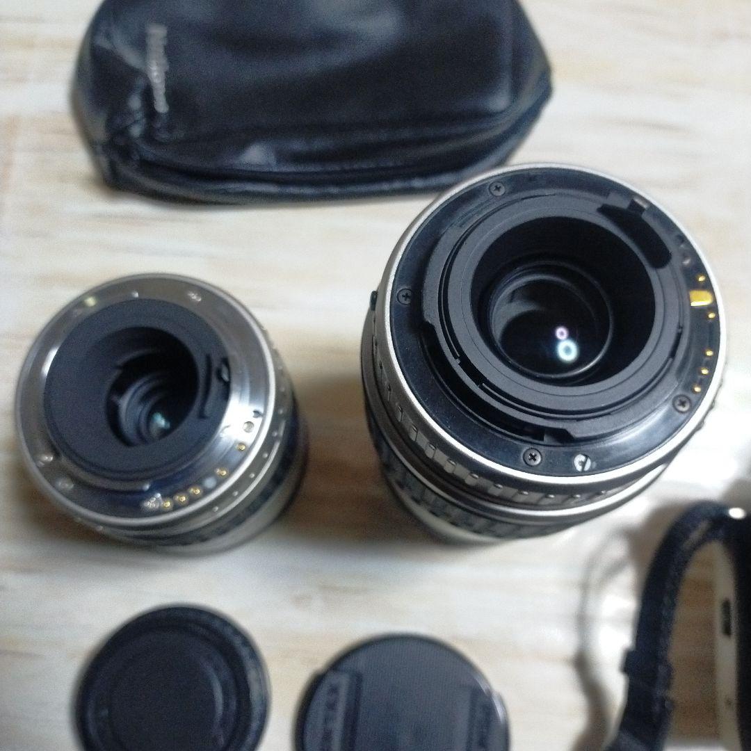 [SA-1]PENTAX　MZ-60 本体+2本(内1本は中レンズにチリカビ有)
