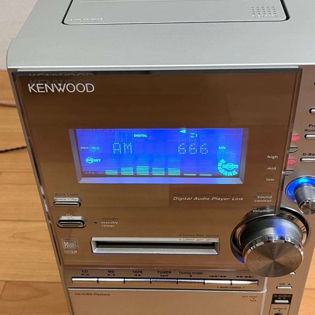 KENWOOD RXD-SV3MD ミニコンポ リモコン付き