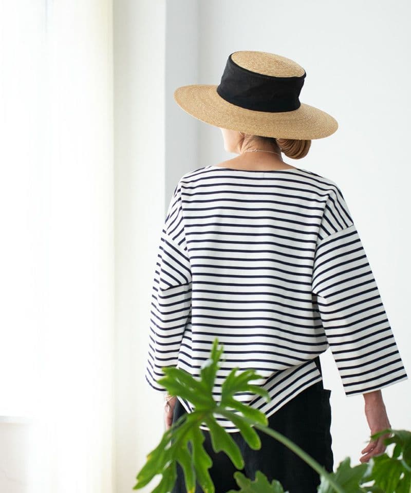 ★美品★ tocit Sheer ストローハット black 黒