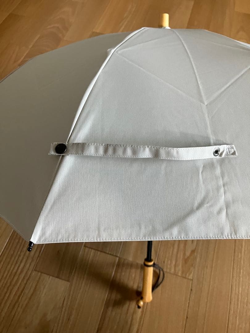サンバリア100 折りたたみ日傘 ２段折 / moku アイボリー