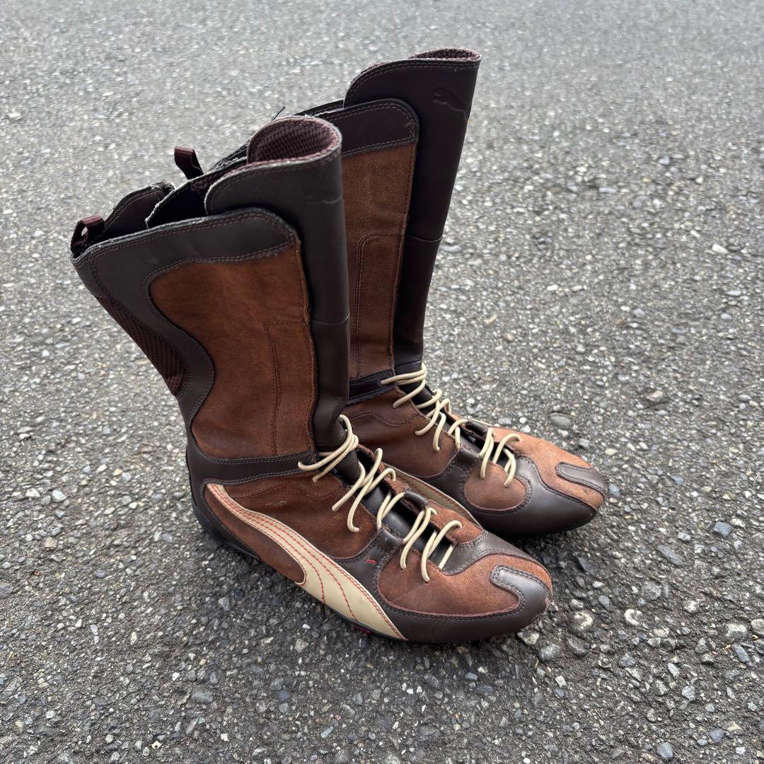 90s PUMA ボクシングシューズ レザーブーツ y2k archive 希少