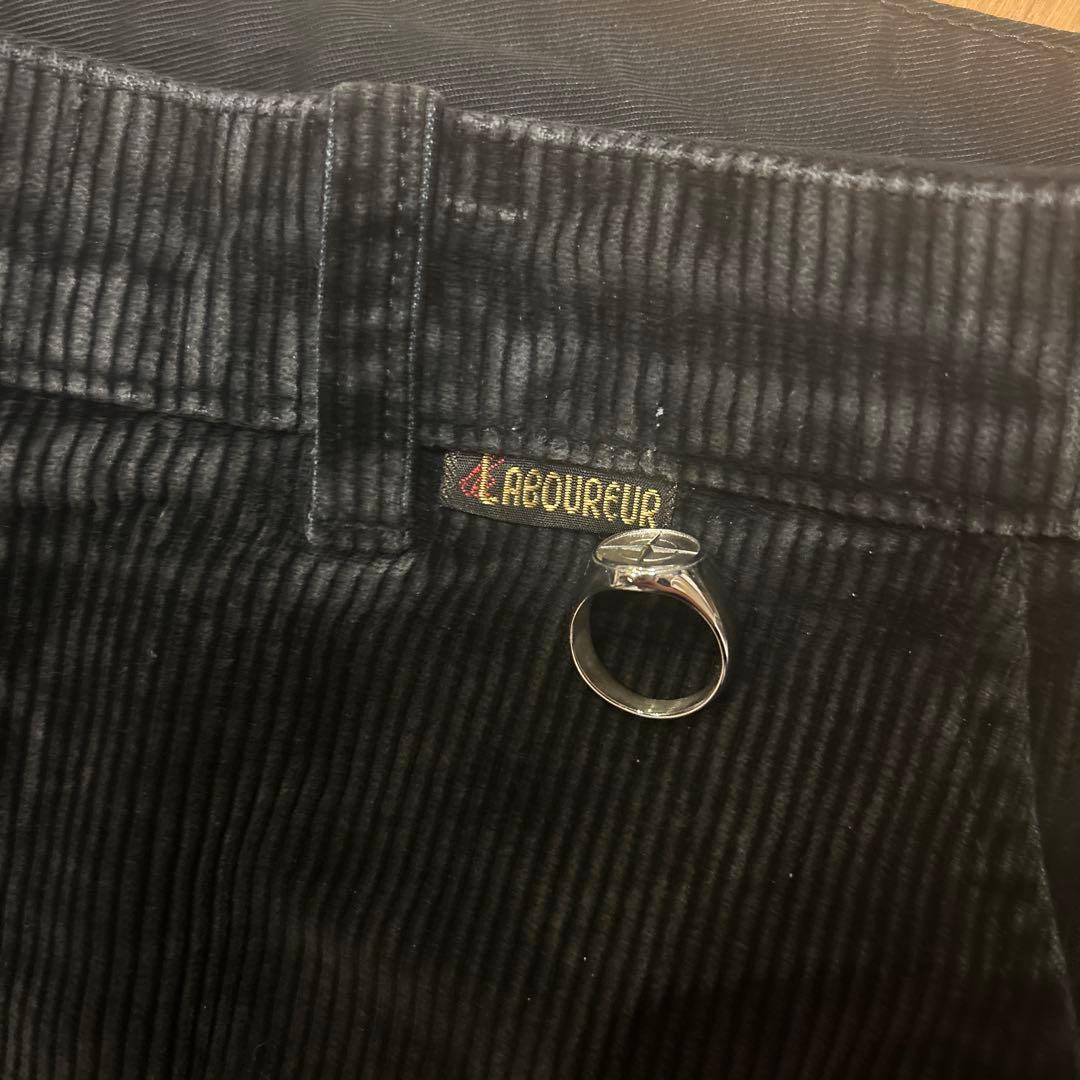 き*君様 【早い者勝ち】70s ブラックコーデュロイパンツ