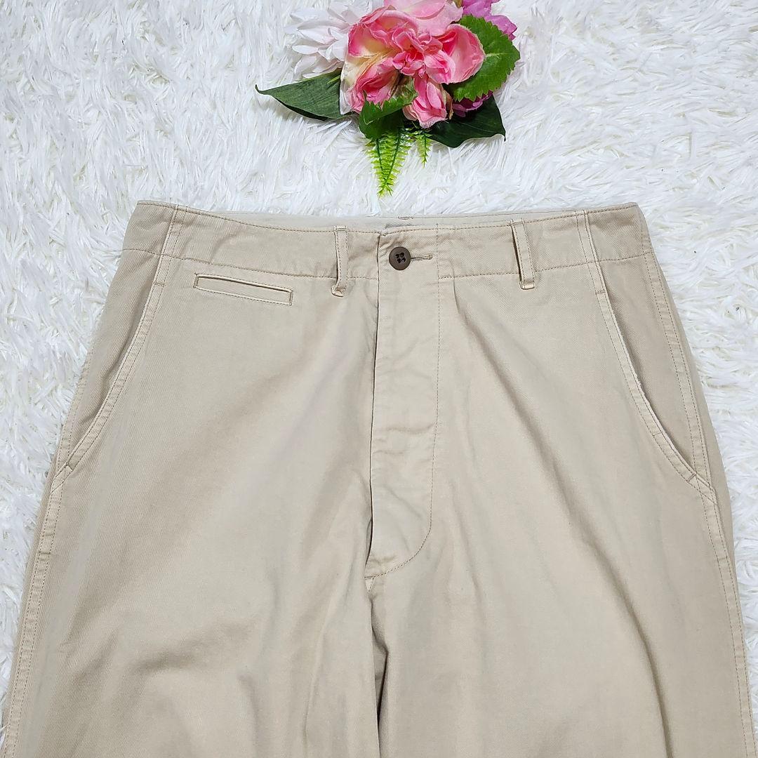 24SS☆初回分☆スピック&スパン　樋口かほりさんコラボ　チノワイドパンツ　40