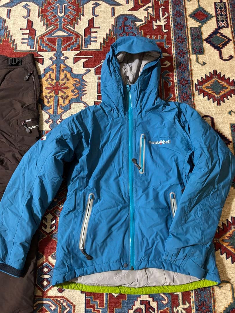 3回使用のみmontbellモンベルスキーウェアスノボセットレディースM