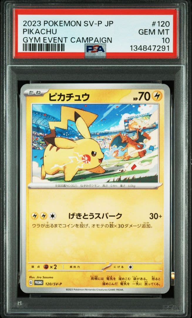 ※【PSA10連番】 ピカチュウ げきとうスパーク　　ジムプロモ