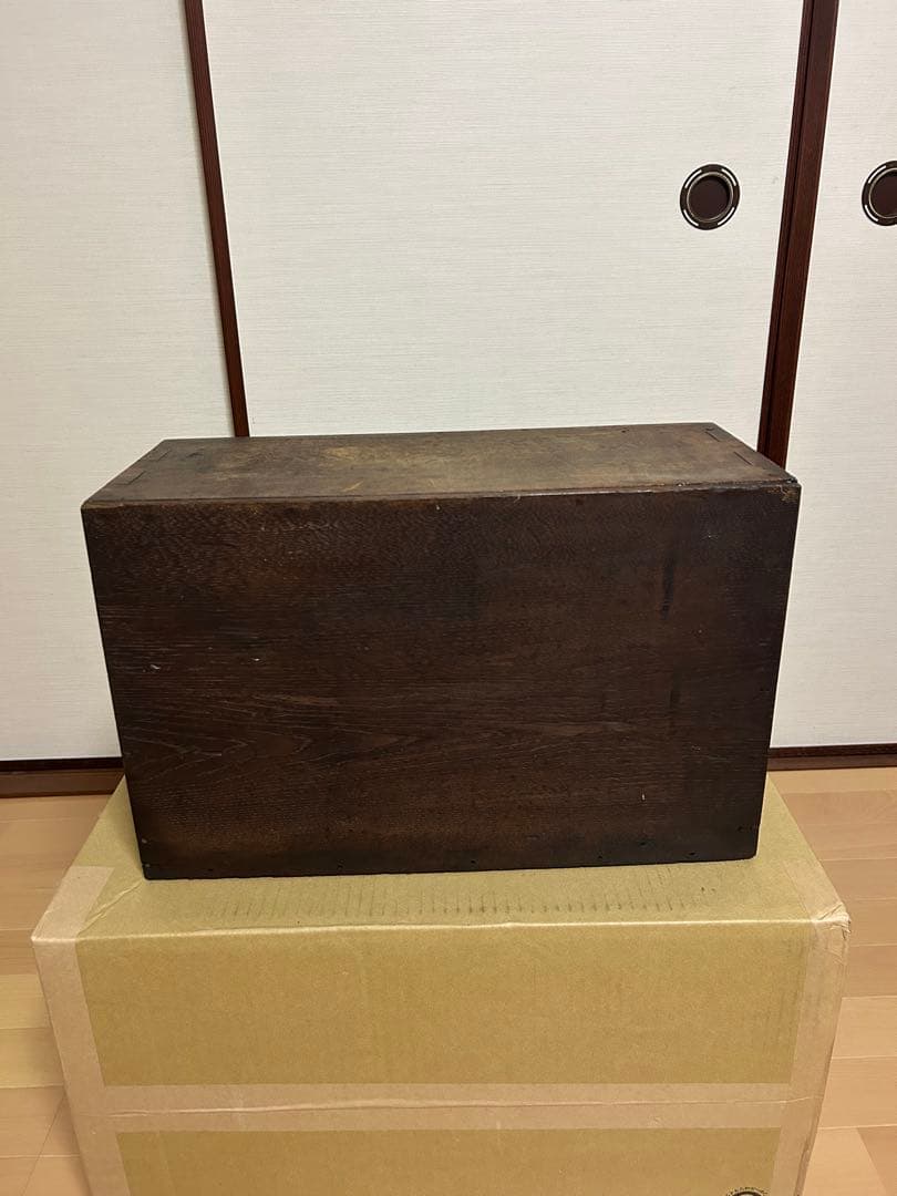 ち*み様 アンティーク　小引出し薬箪笥 昭和初期　木製小引き出し レア物