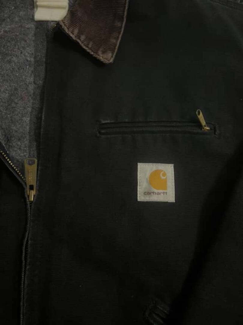 カーハートデトロイトジャケット J01 BLK