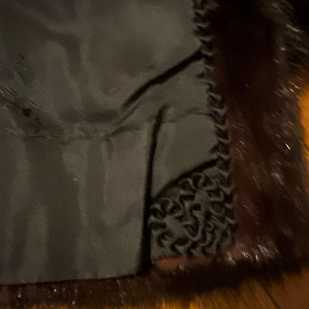 値下げ❗️ミンク　NOUVELLE ダークブラウン ファーコート