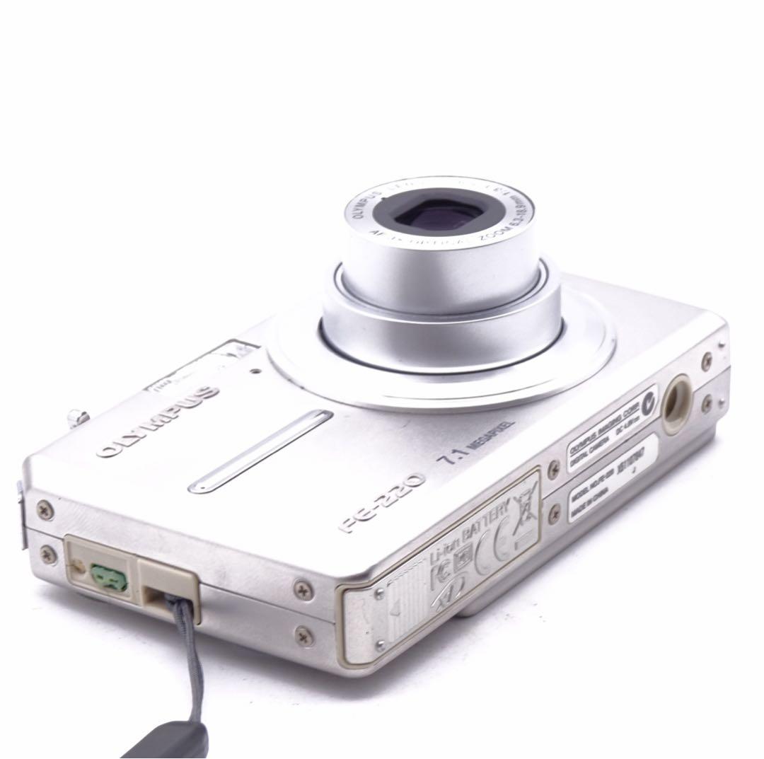 【動作確認済】 OLYMPUS FE-220 コンパクトデジタルカメラ レトロ
