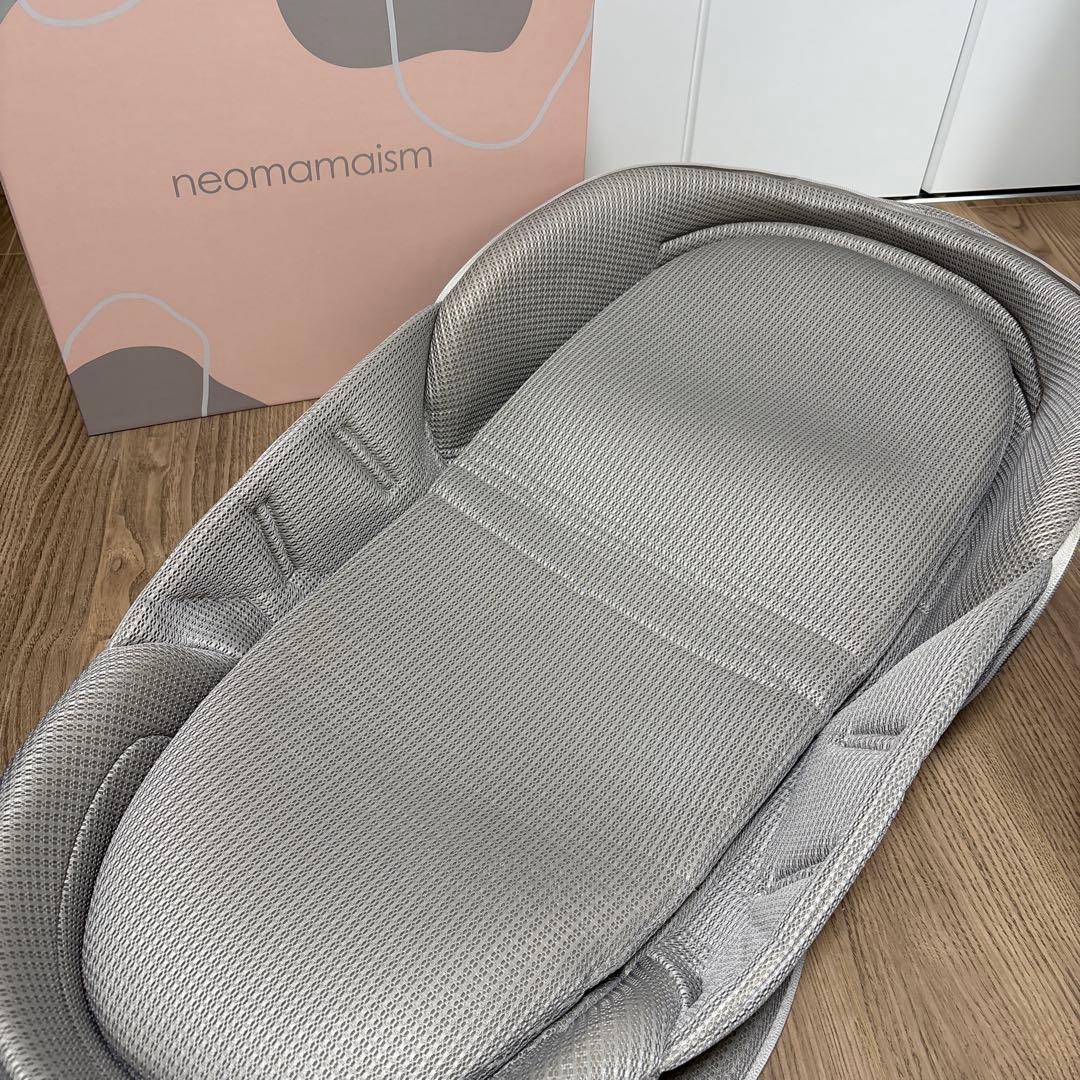【maruco】neomamaism ベビーネスト グレー 取扱説明書付き