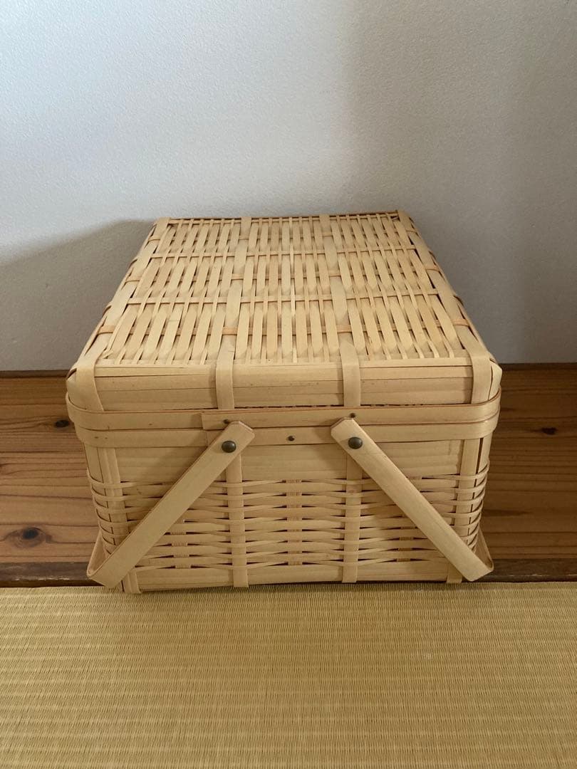 国内産✴︎竹籠　バスケット　大分県別府市