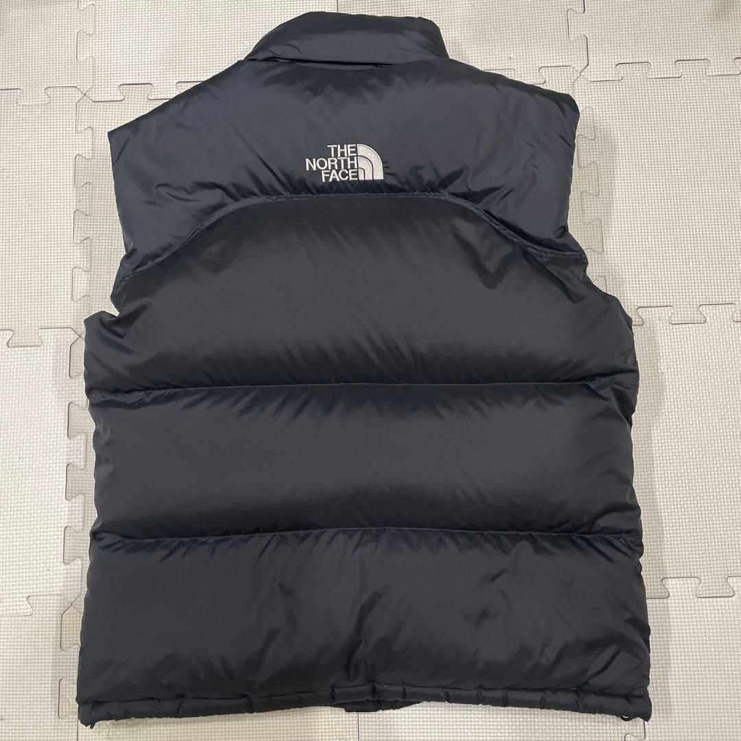 s*1様 NORTH ノースフェイス ヌプシ　ダウンベスト　センターロゴ　Mサイ