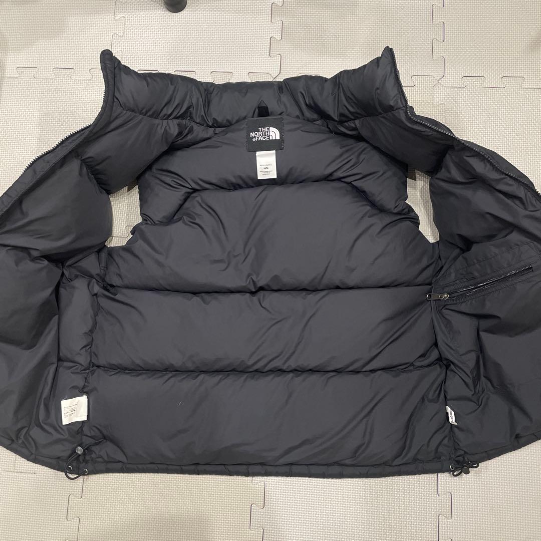 s*1様 NORTH ノースフェイス ヌプシ　ダウンベスト　センターロゴ　Mサイ