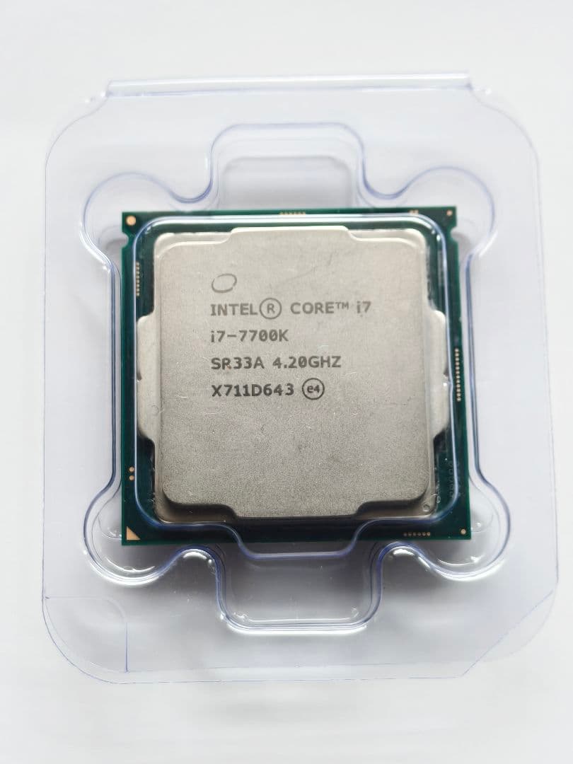 動作確認済み i7-7700K 4.20GHz CPU