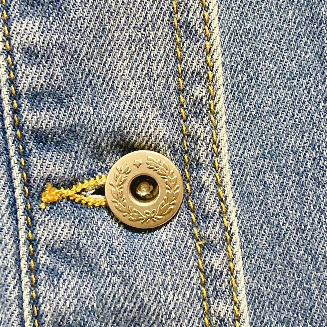 【ビアズリー】FRIPIER パフ袖カバーオールデニムジャケット/良品