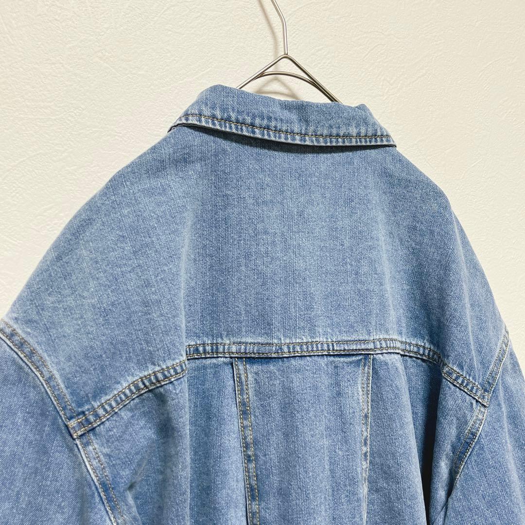【ビアズリー】FRIPIER パフ袖カバーオールデニムジャケット/良品