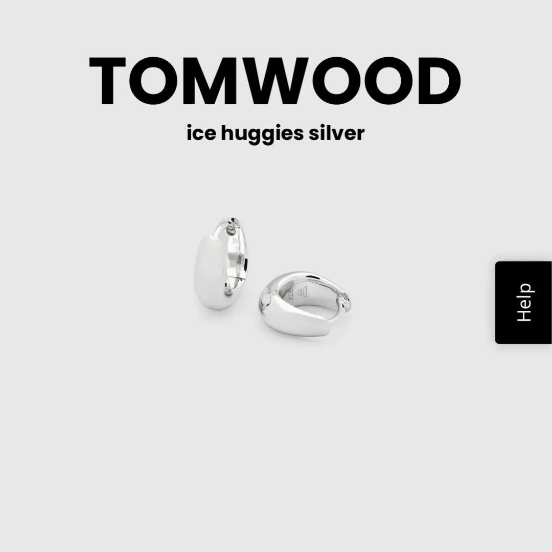 TOMWOOD Ice Huggies シルバー ピアス　両耳