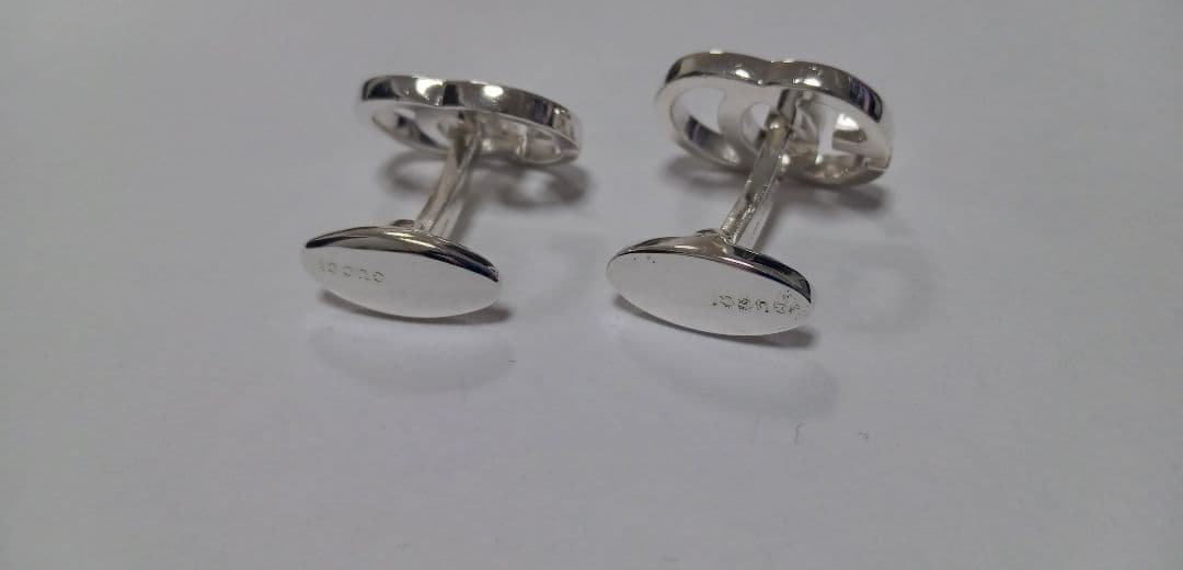 GUCCI グッチ インターロッキング カフス カフリンクス シルバー　GG