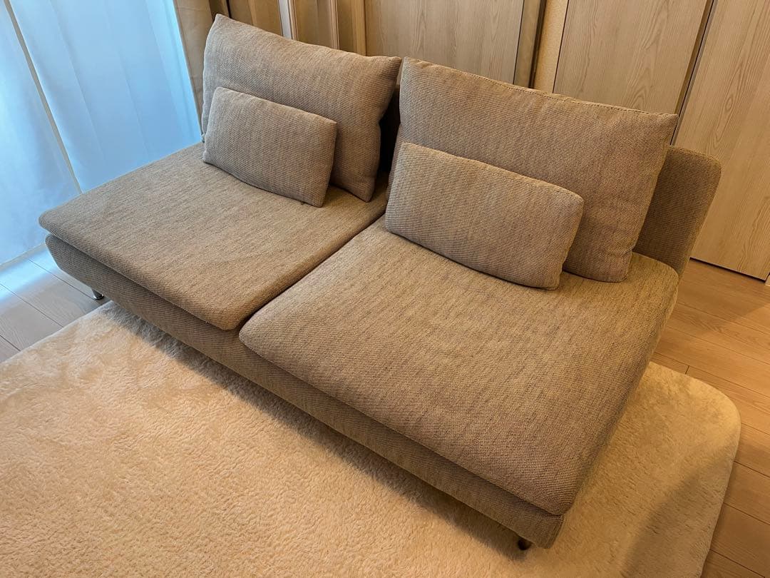【使用期間1年、送料込み】IKEA ソーデルハムン ３人掛けソファ