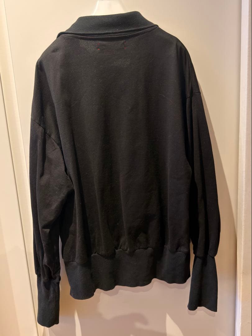 barbell object zip sweat 黒 バーベルオブジェクト