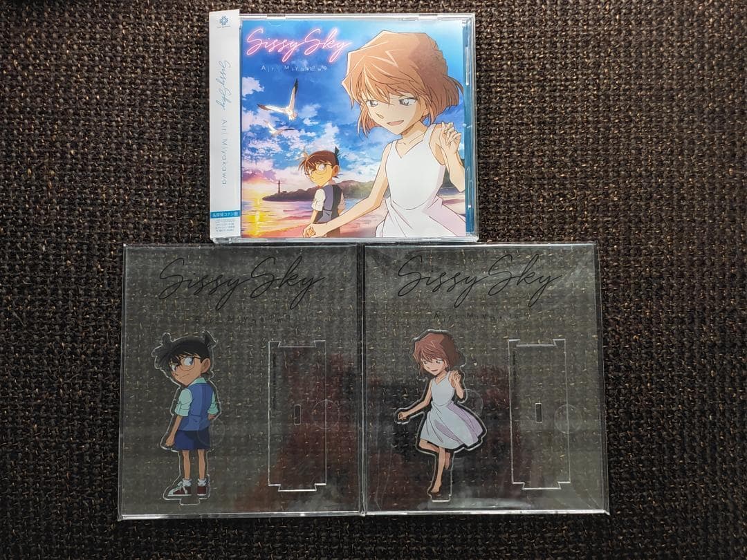 名探偵コナン Sissy Sky 灰原哀 江戸川コナン アクリルスタンド2種付