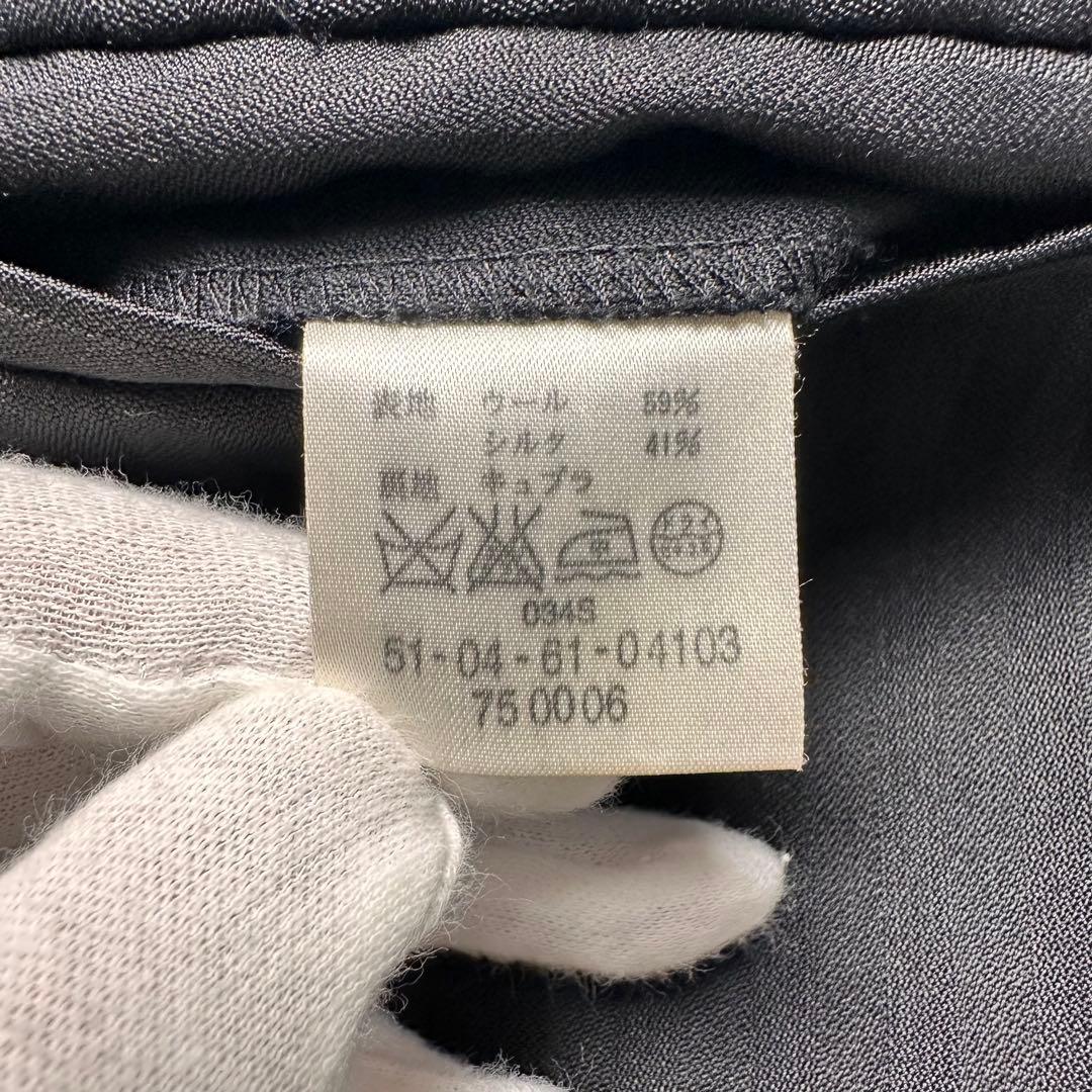 専用 未使用級 トゥモローランド シルク4割 光沢 ストライプ セットアップ44