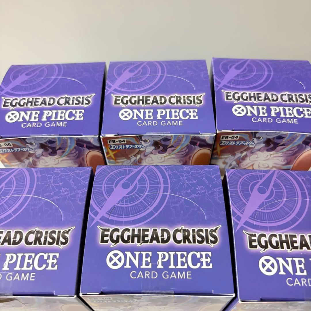 テープ付き 新品未開封 ワンピースカードゲーム エッグヘッドクライシス 6BOX