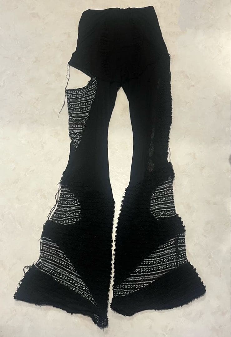 パンツ theredthread S thread pants long black