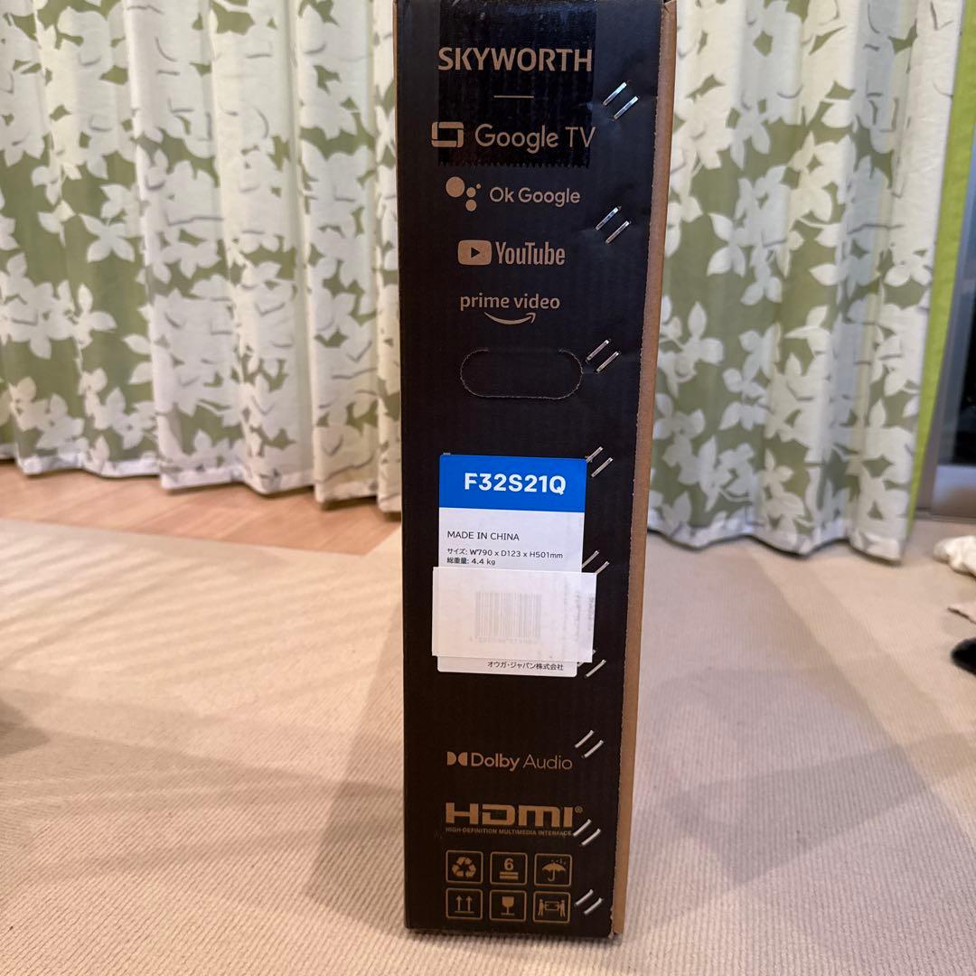 Skyworth 32インチ スマートテレビ F32S21Q
