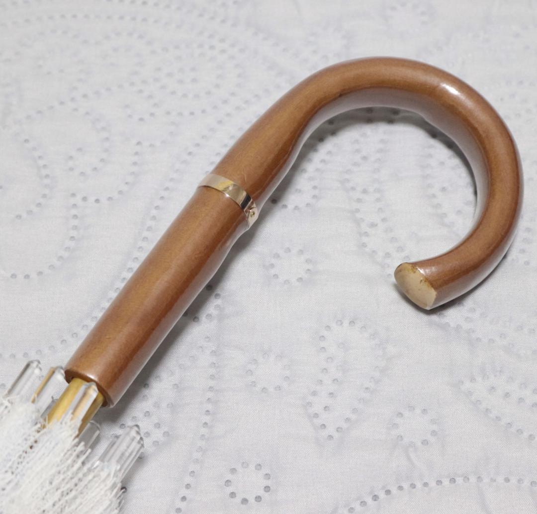 新品【前原光栄商店】皇室御用達リバーレース二重張り高級長傘日傘