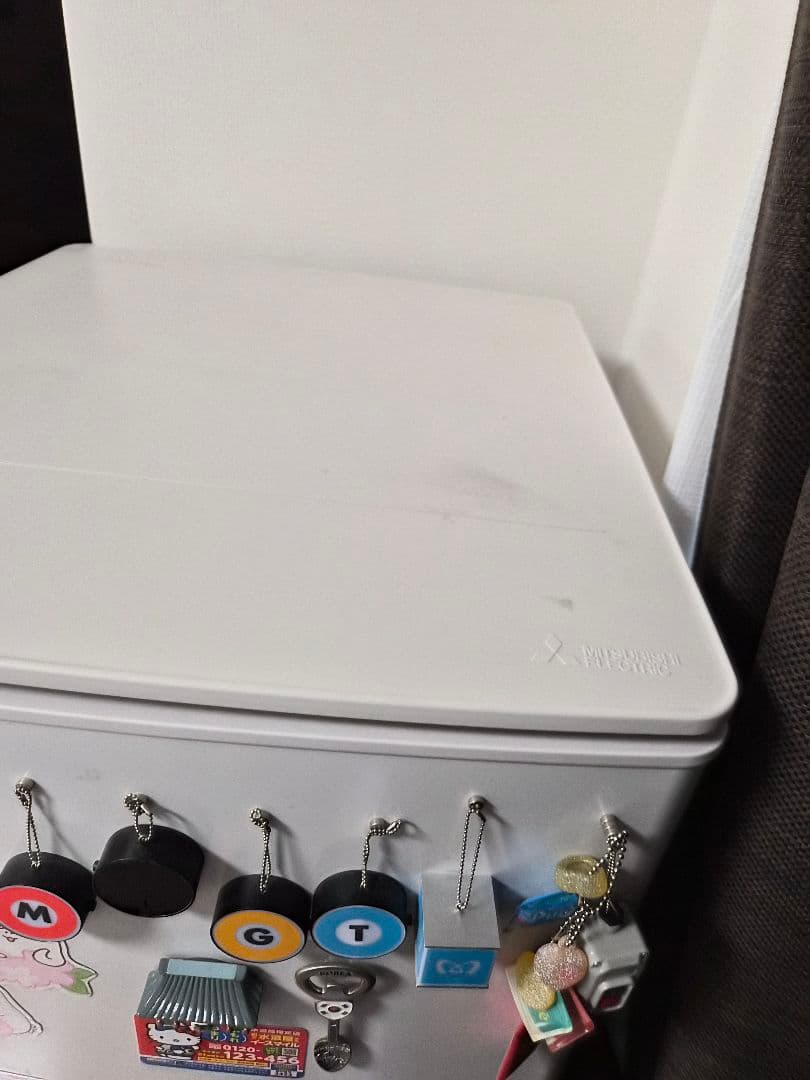 保証中 状態良好 三菱電機冷蔵庫 マットホワイト MR-P15H-W 146L