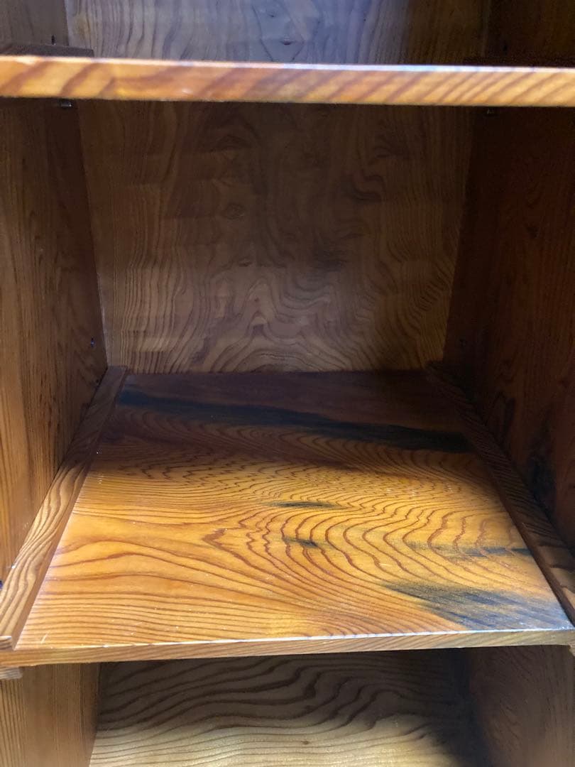 総屋久杉　3段本棚