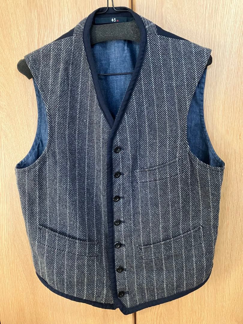 45R コットンツイードベスト