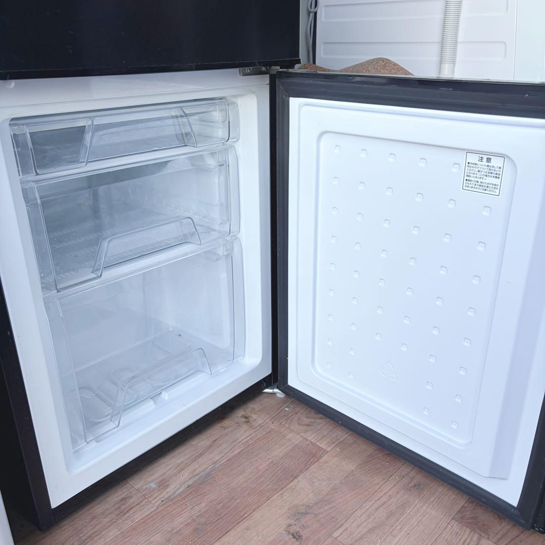 取付無料！アイリスオーヤマ スタイリッシュブラック冷蔵庫 洗濯機 電子レンジ！