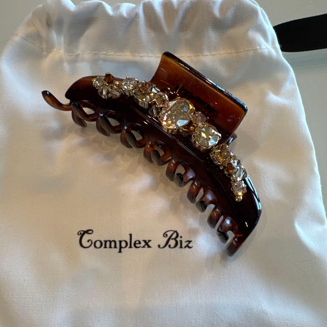 Complex Biz バンスクリップ クリスタルシャイン✨️美品