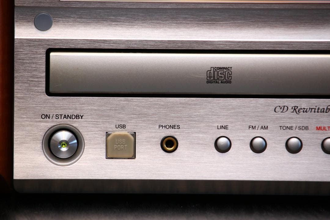 DENON　D-MS3　CD/MD/TUNER/USB　コンポ+スピーカー　美品