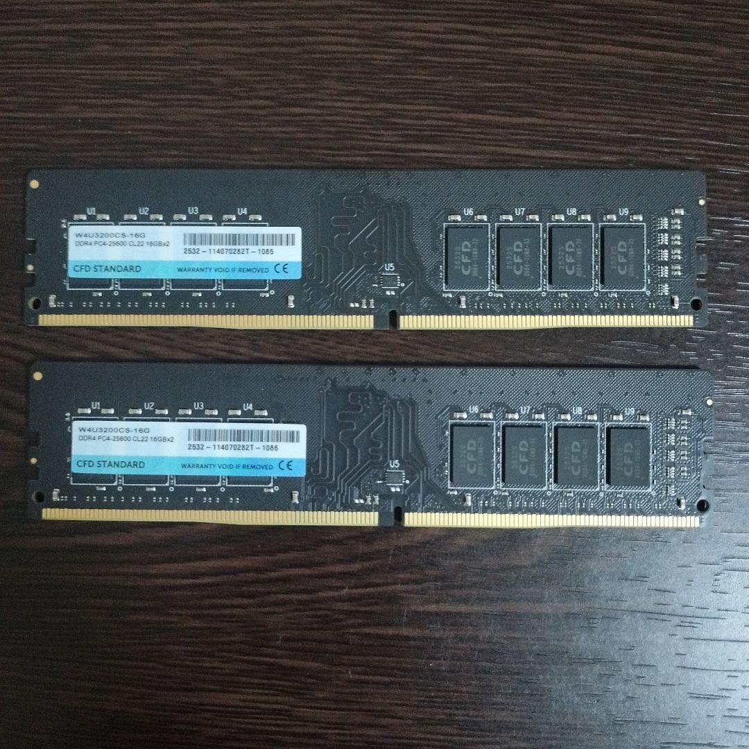 CFD STANDARD DDR4 16GBx2 メモリ