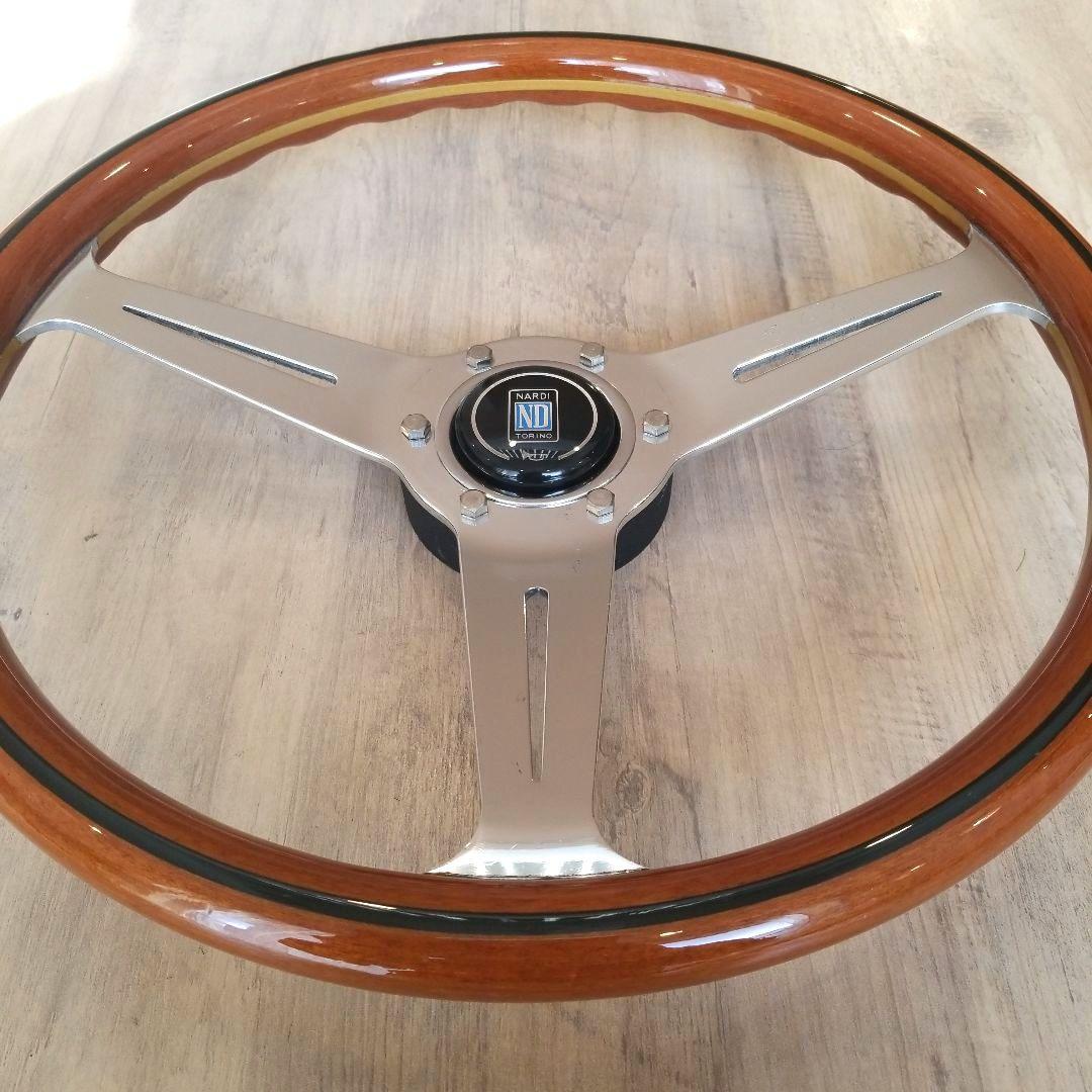 NARDI★ナルディクラシックウッドポリッシュ/ヴィンテージ【当時物】36Φ