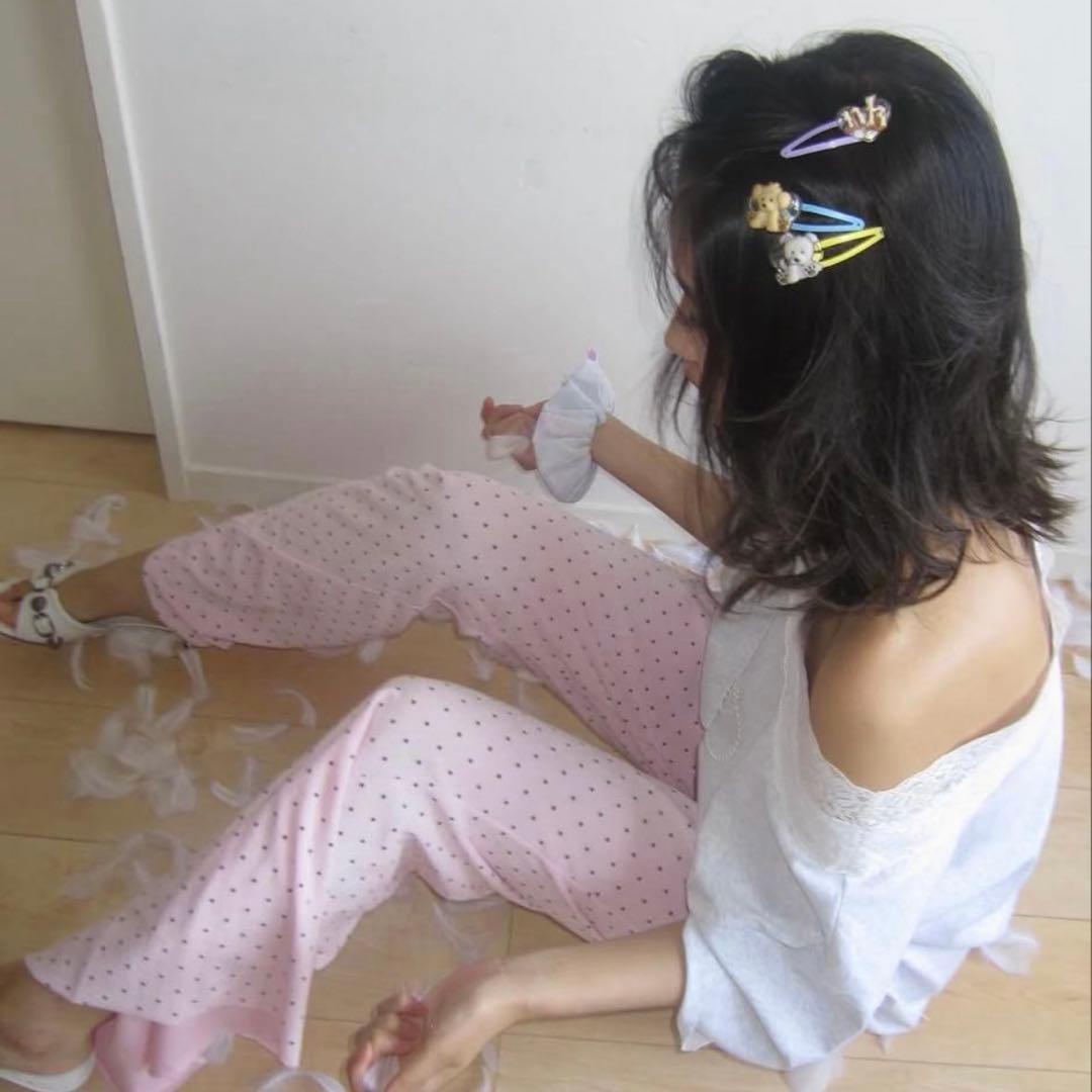 Nk atelier ピンクドットパンツ