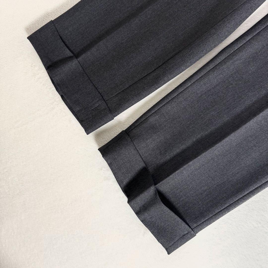 INCOTEX × I.G. BEAMS ウール スラックス グレー 48