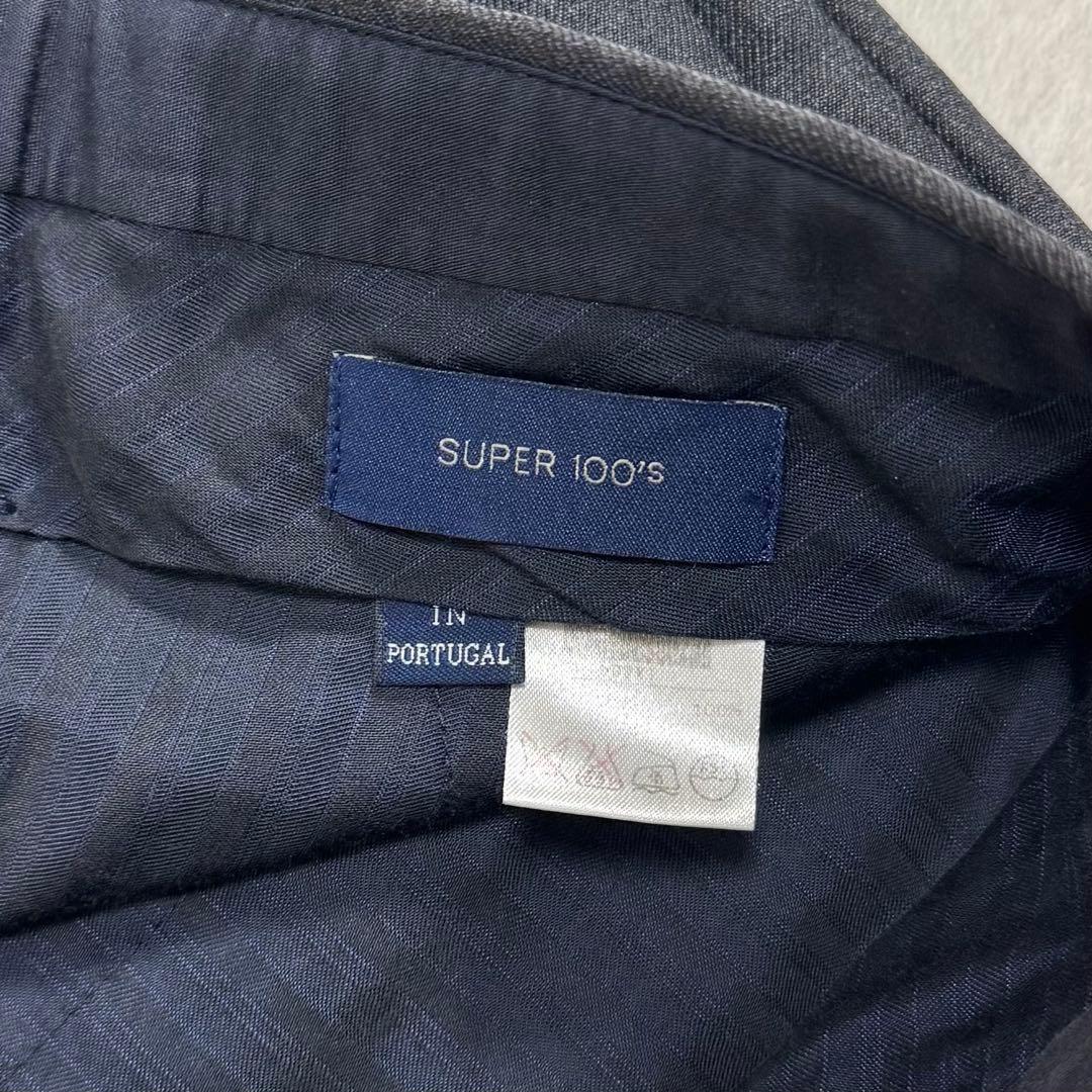 INCOTEX × I.G. BEAMS ウール スラックス グレー 48