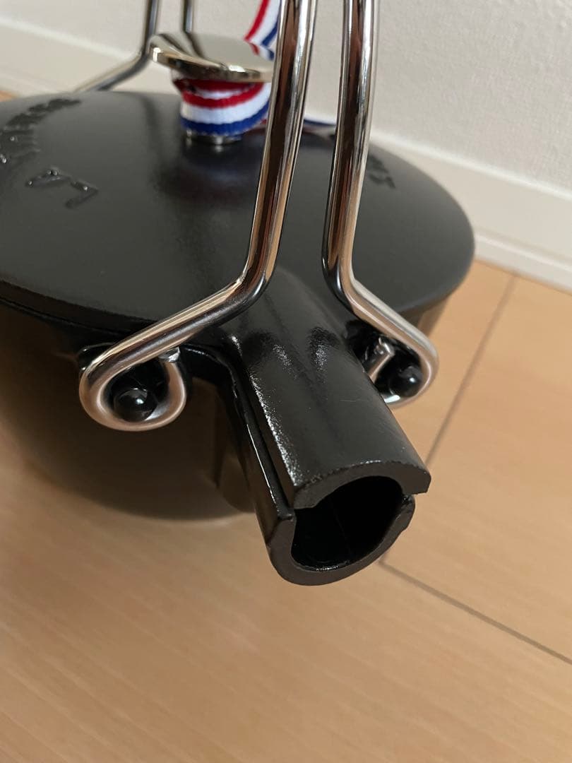 美品　ストウブ　Staub ケトル　ラウンドティーポット　ブラック　黒